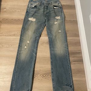 Levi’s 501 Ripped Jeans